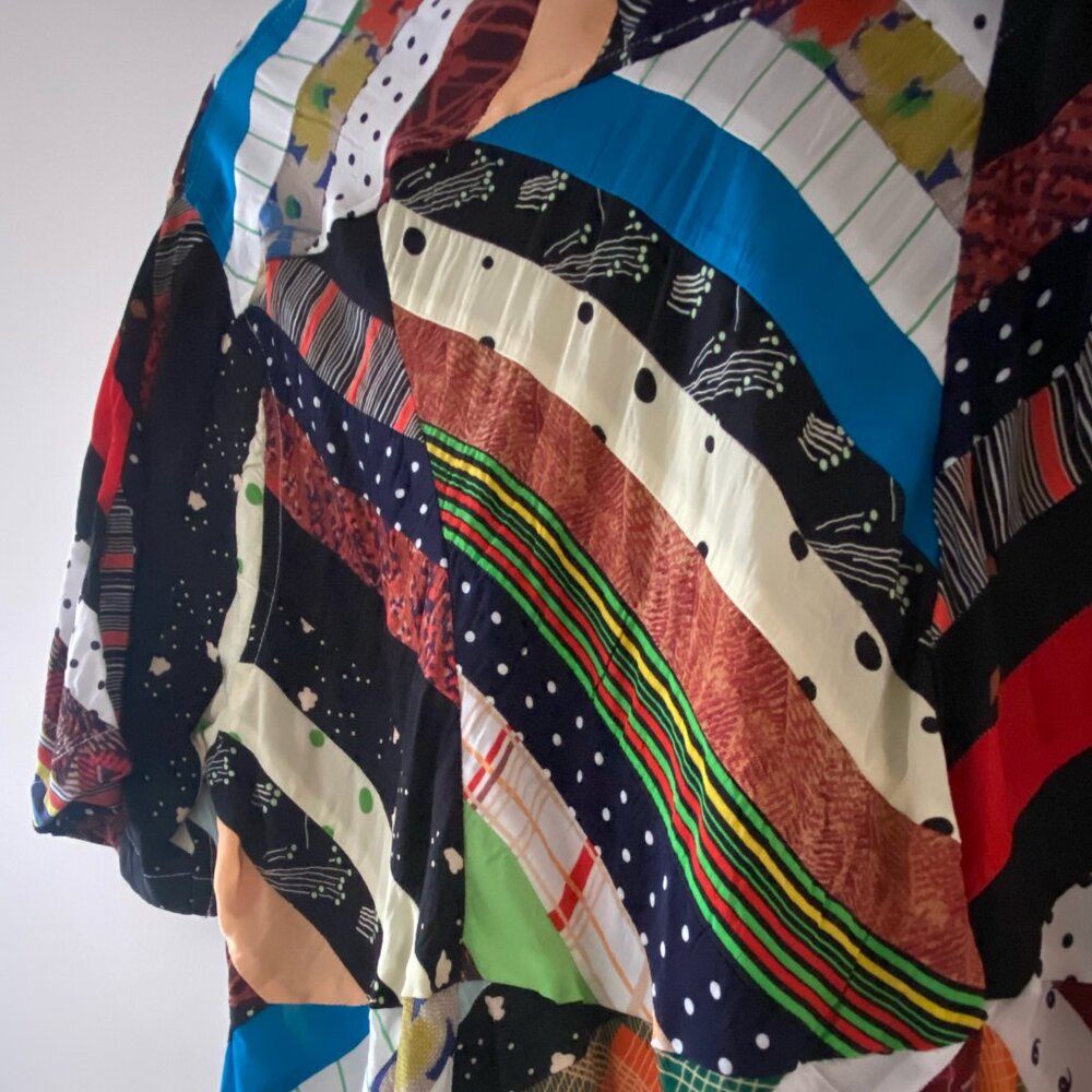 Bode Patchwork Multicolor Button Down T Shirt - O… - image 3